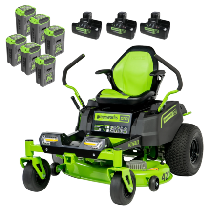 Ryobi 80V HP Brushless 42 in. Battery Electric Cordless Riding Lawn Tractor